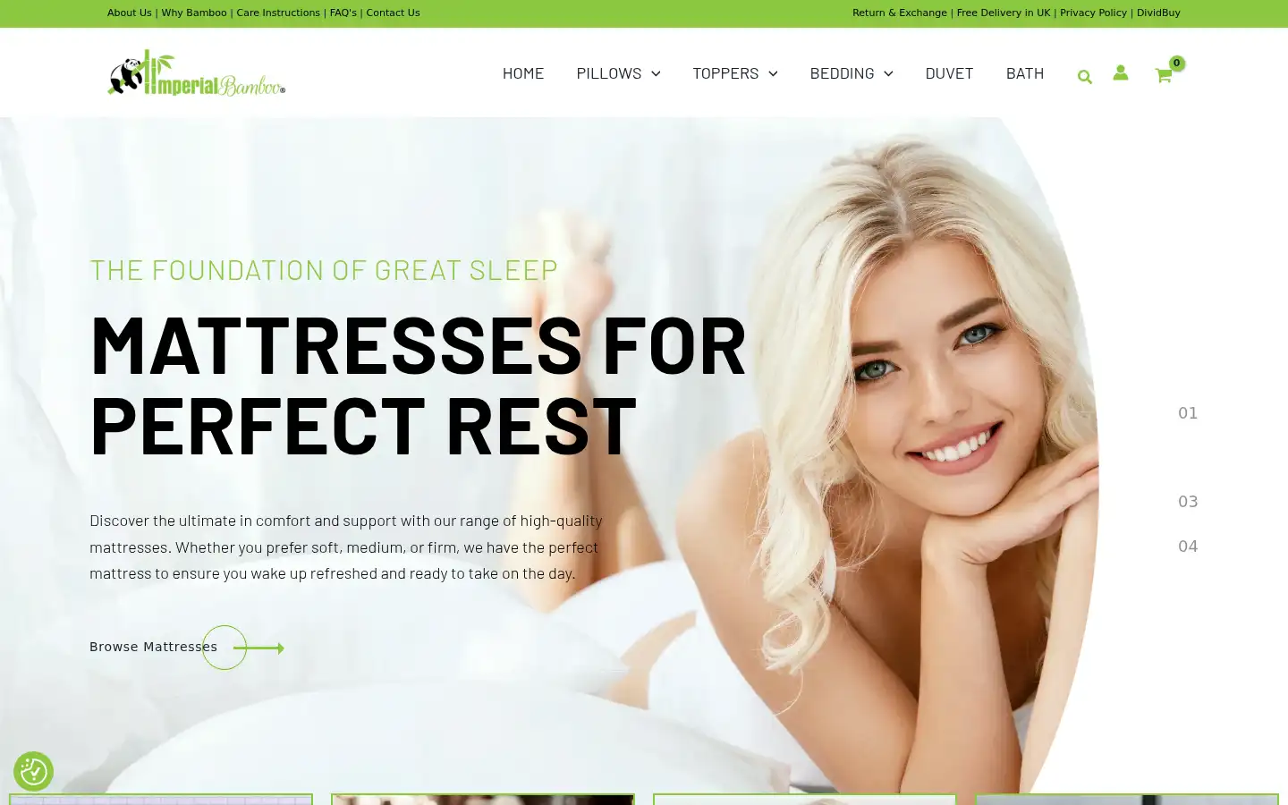Screenshot of imperialbamboo.co.uk
