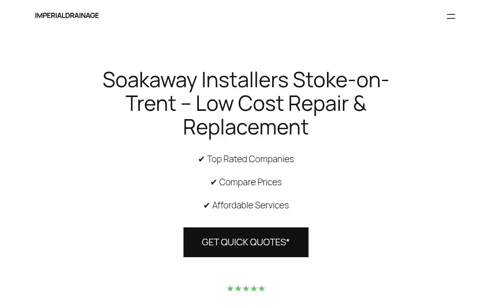 Screenshot of imperialdrainage.co.uk
