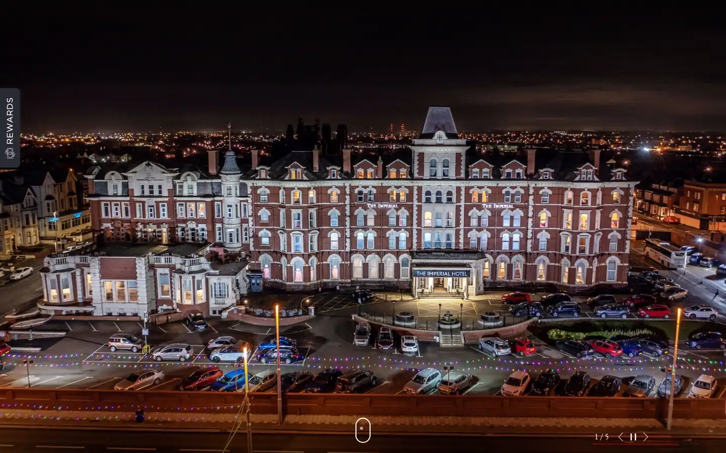 Screenshot of imperialhotelblackpool.co.uk