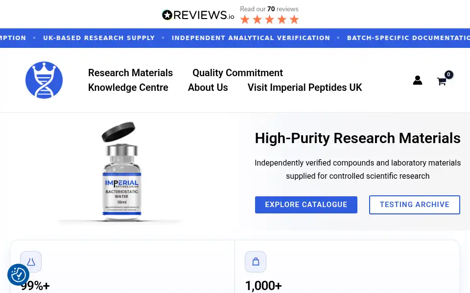 Screenshot of imperialsciences.co.uk