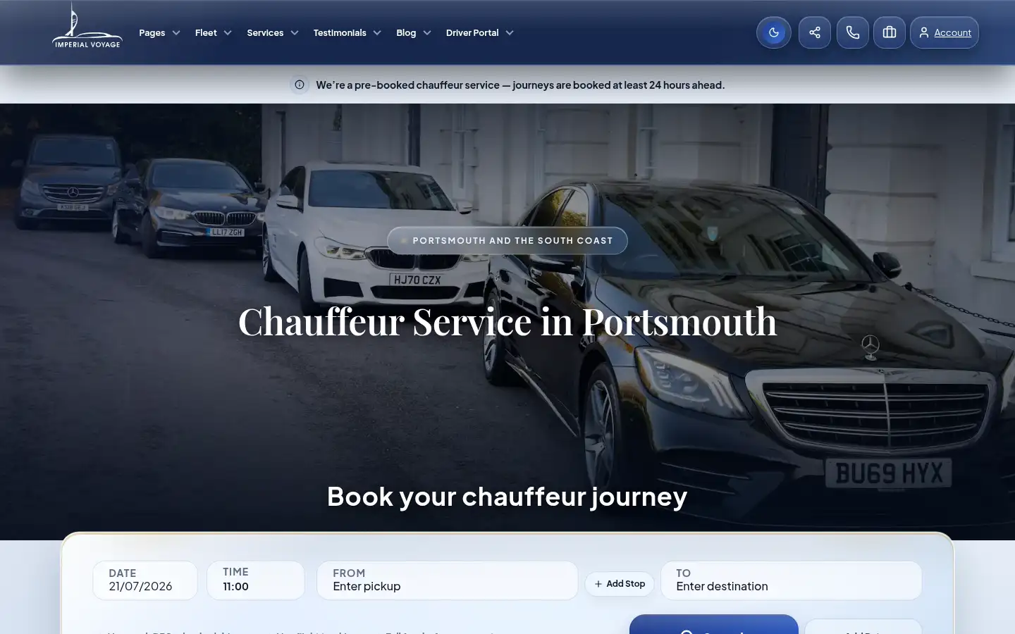 Screenshot of imperialvoyage.co.uk