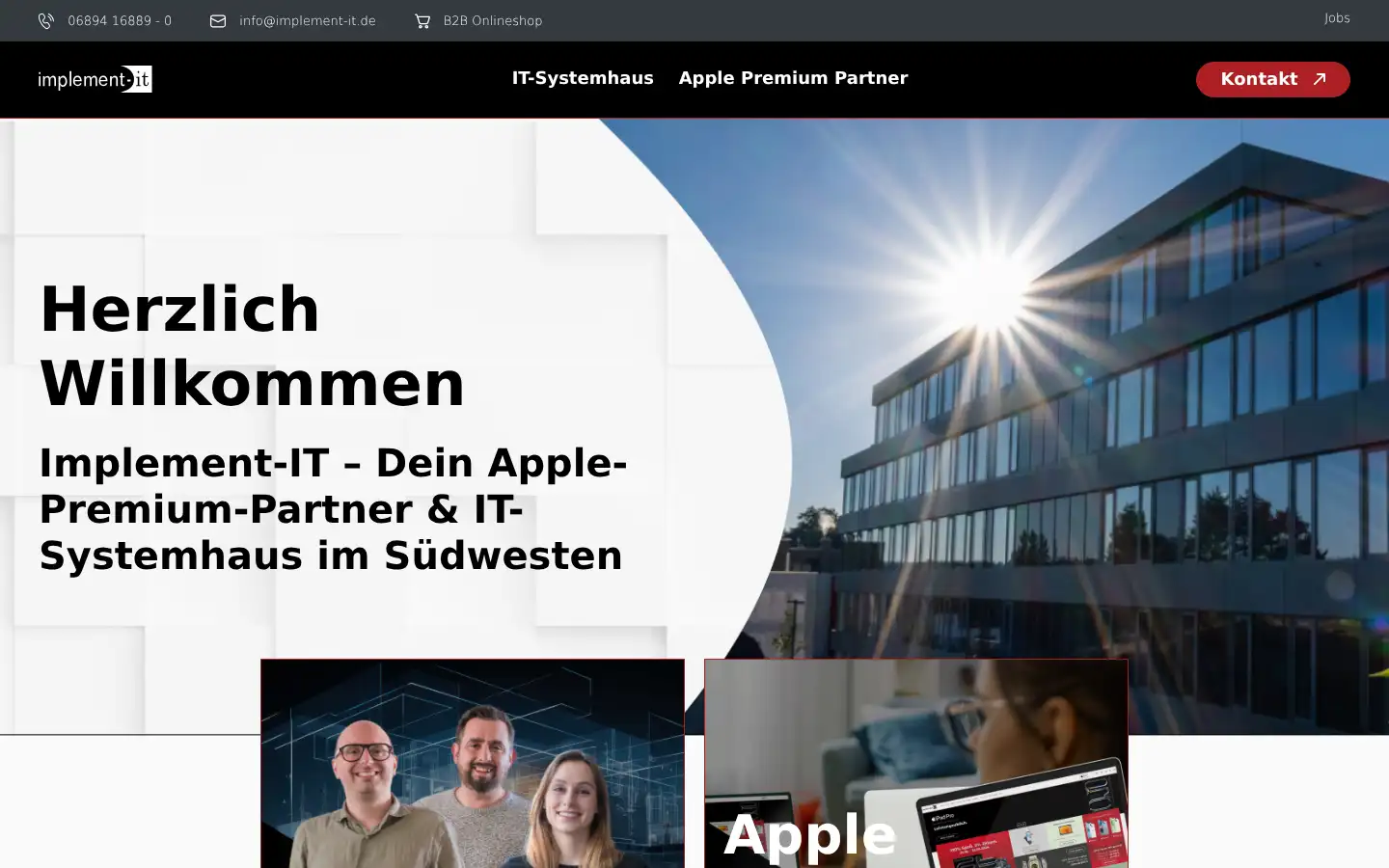 Screenshot of implement-it.de