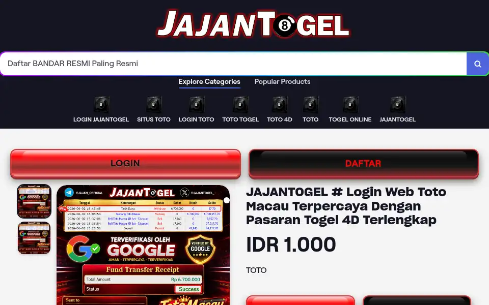 Screenshot of import-express.com