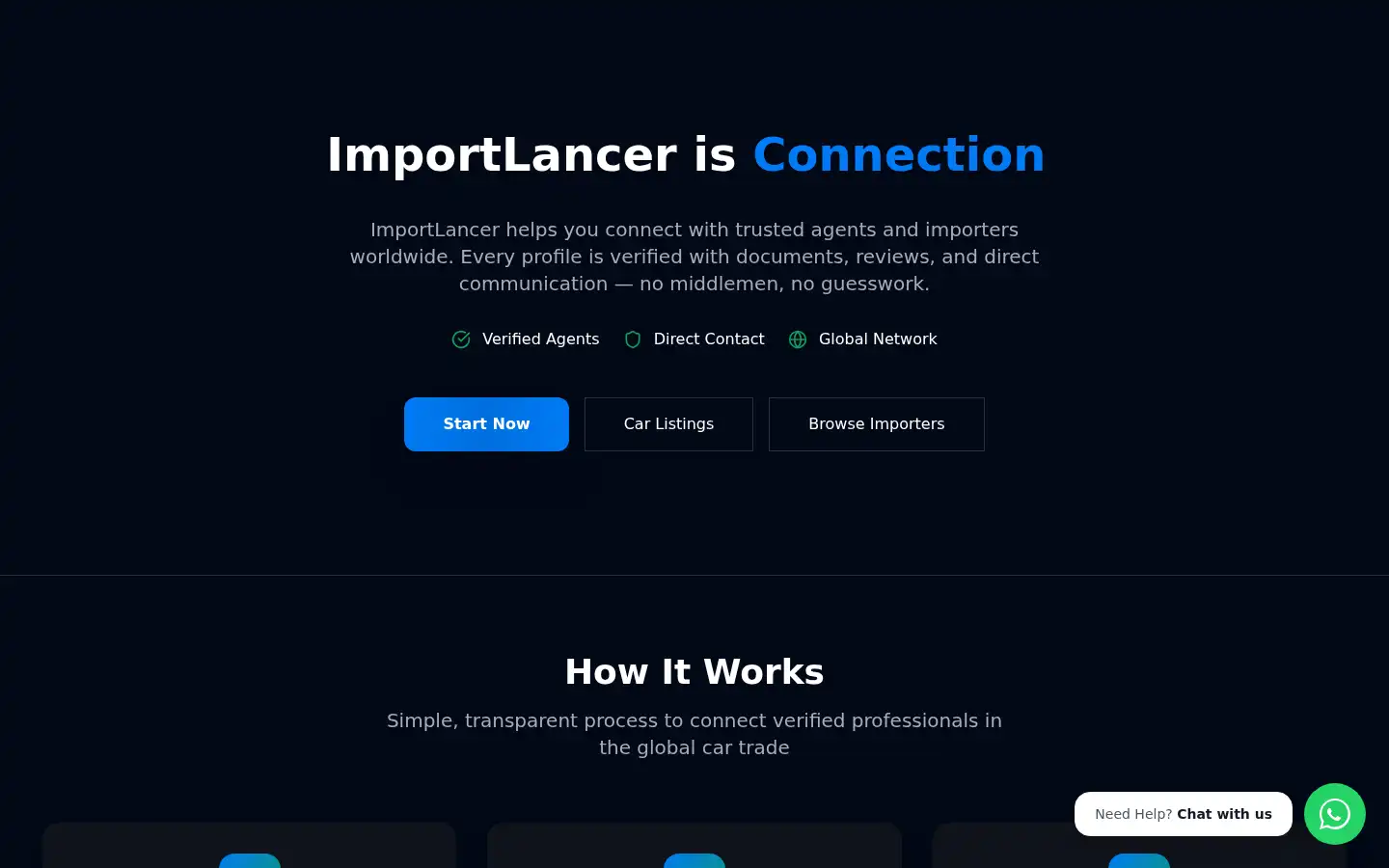 Screenshot of importlancer.com
