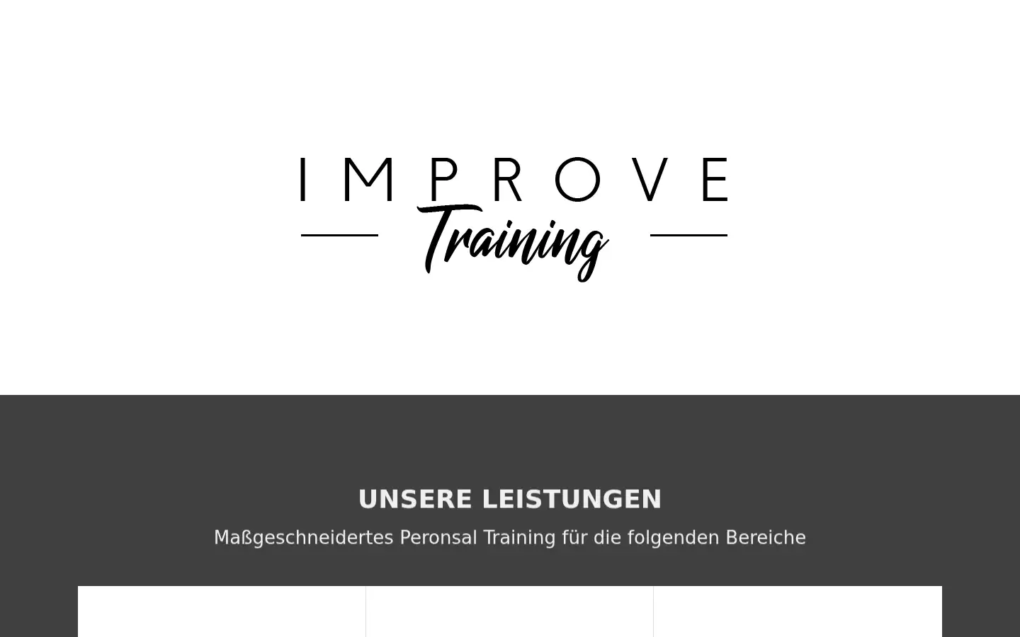 Screenshot of improve-training.de