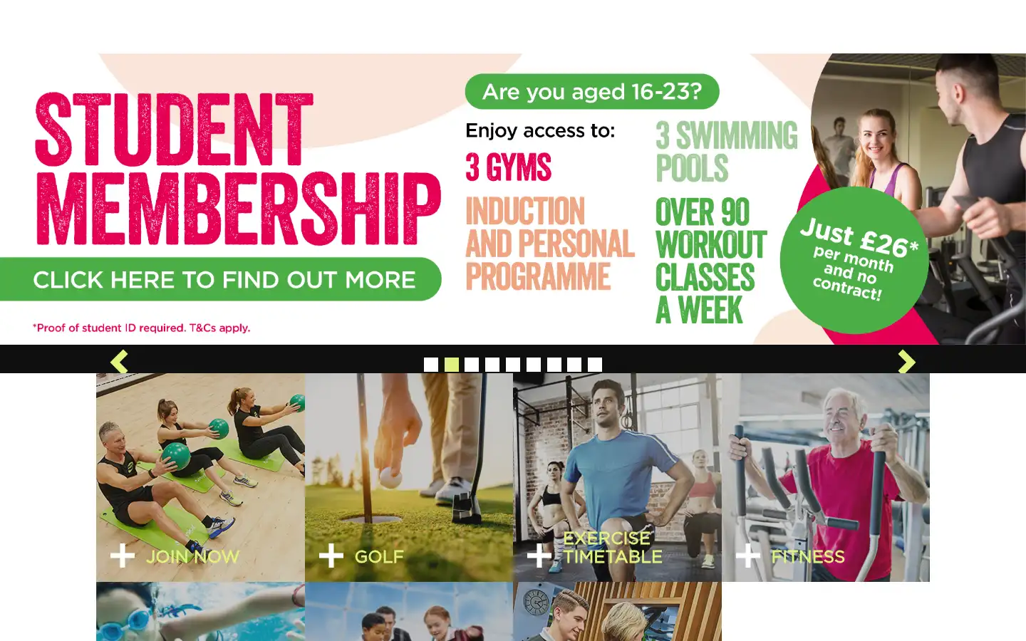 Screenshot of impulseleisure.co.uk