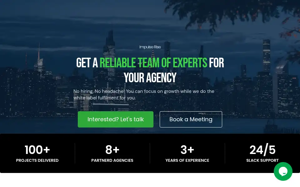 Screenshot of impulserise.com
