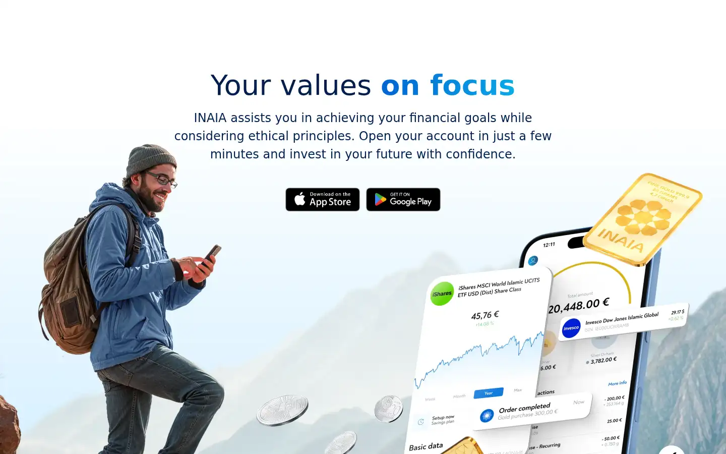 Screenshot of inaia.finance