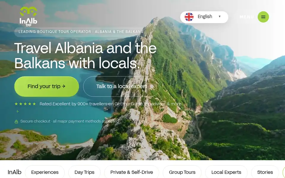 Screenshot of inalb.al