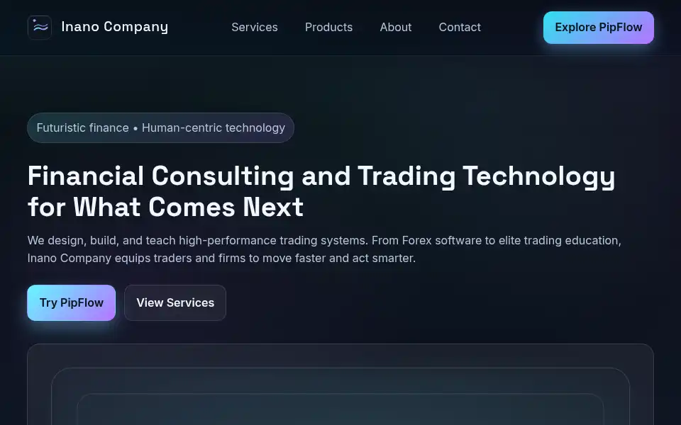 Screenshot of inanocompany.com