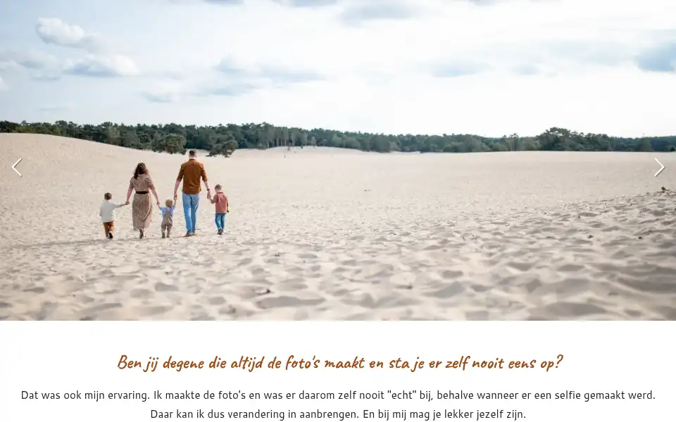 Screenshot of inbeeldbijnathalie.nl