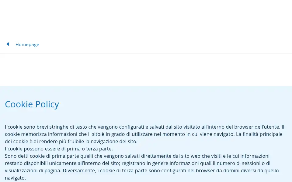 Screenshot of inbiz.intesasanpaolo.com