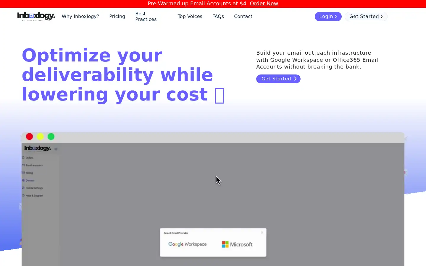 Screenshot of inboxlogy.com
