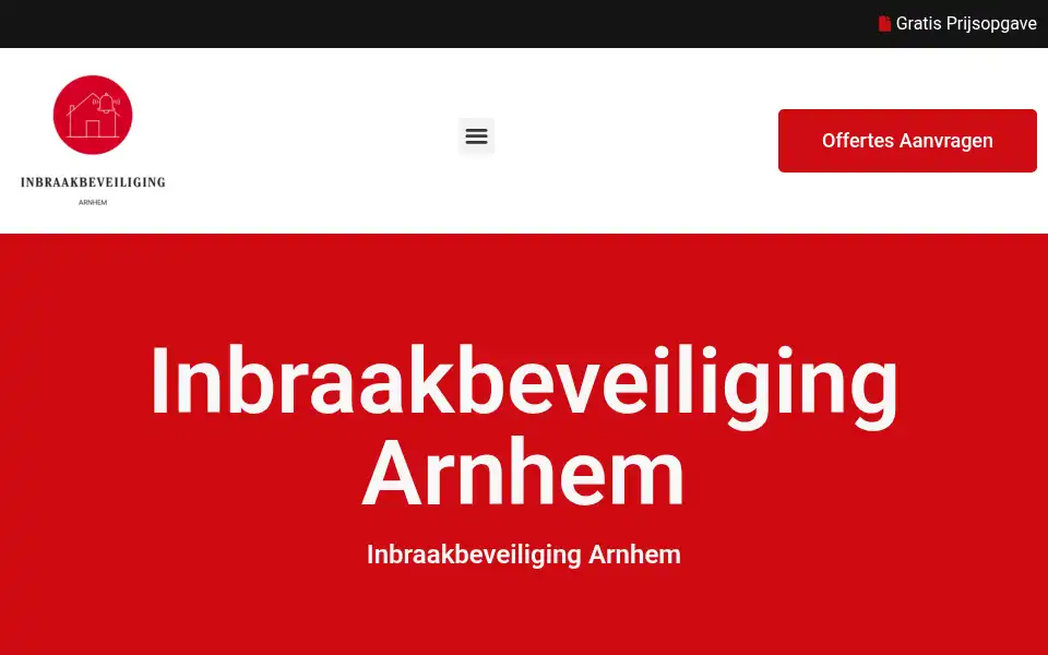 Screenshot of inbraakbeveiligingarnhem.com