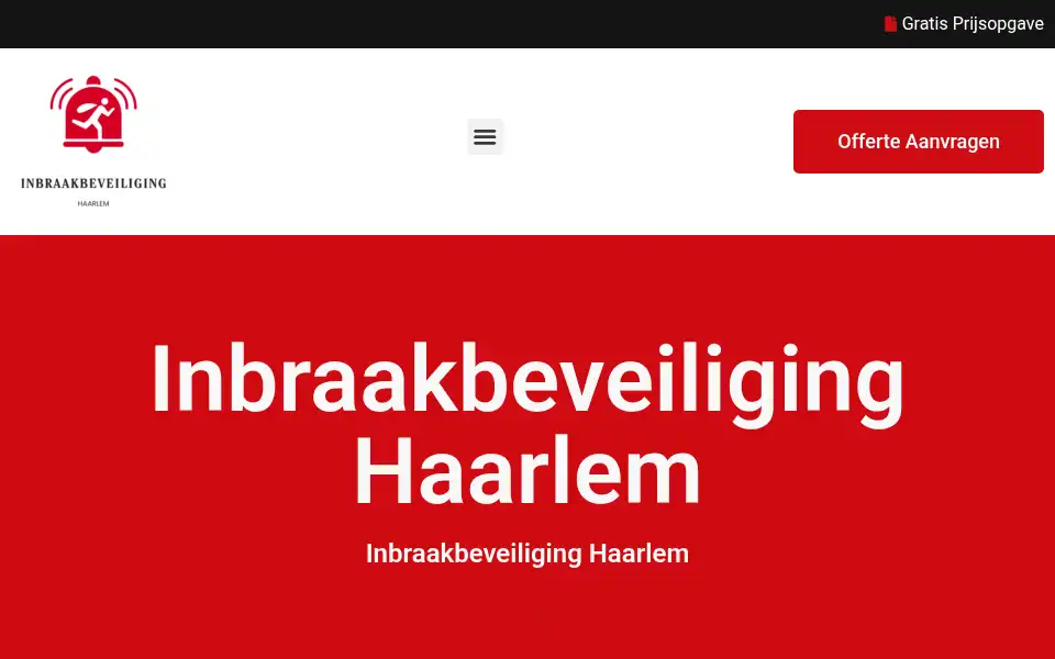 Screenshot of inbraakbeveiliginghaarlem.com