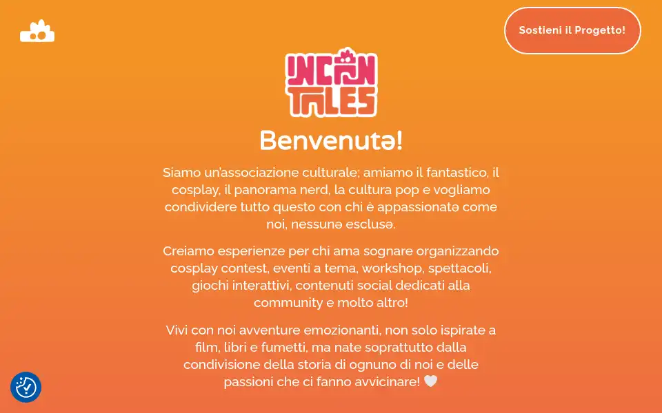 Screenshot of incantales.com