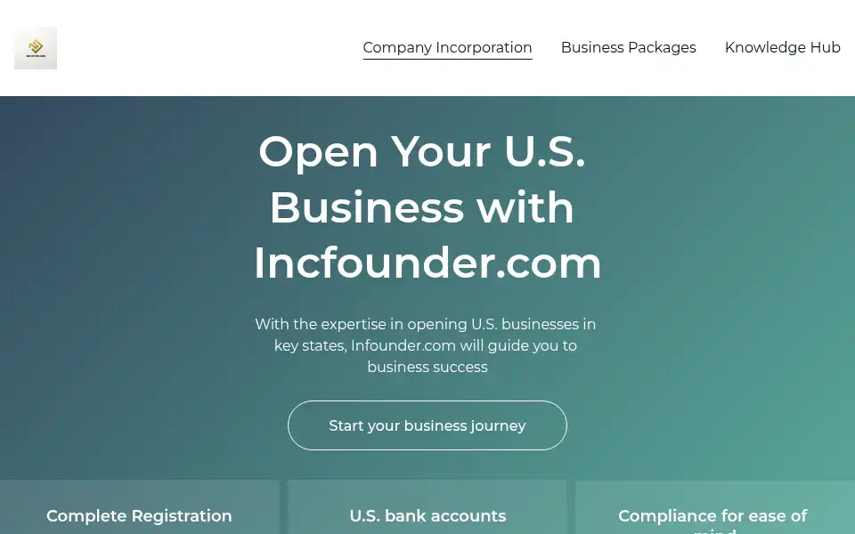 Screenshot of incfounder.com
