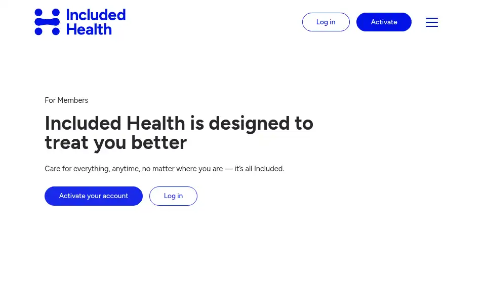 Screenshot of includedhealth.com