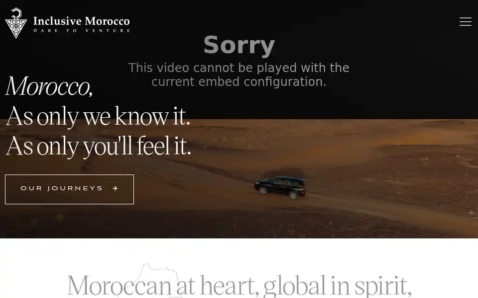 Screenshot of inclusivemorocco.com