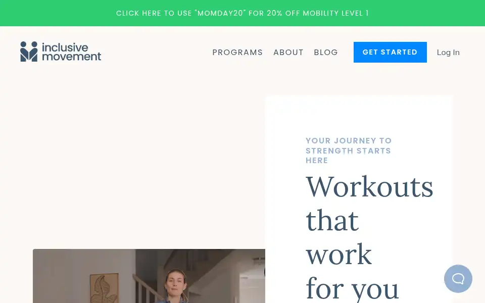 Screenshot of inclusivemovement.com