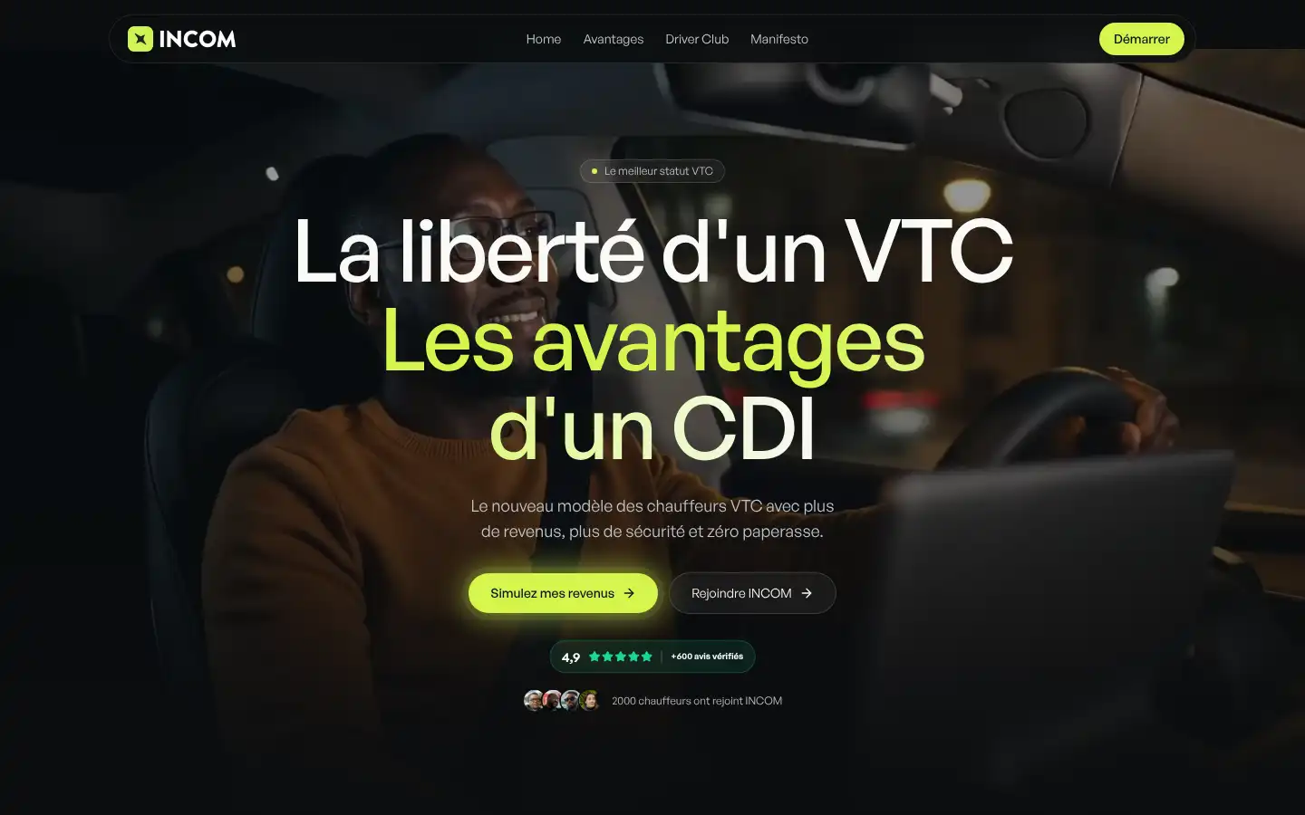 Screenshot of incom-services.com