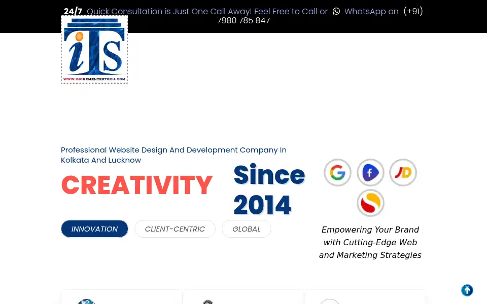 Screenshot of incrementertech.com