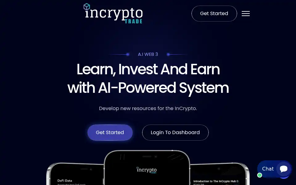 Screenshot of incrypto.trade