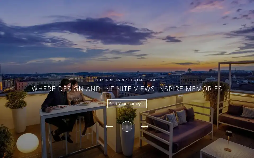Screenshot of independenthotel.it