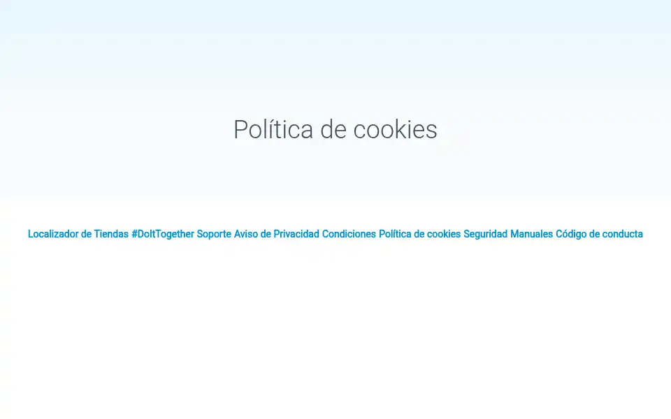 Screenshot of indesit.es