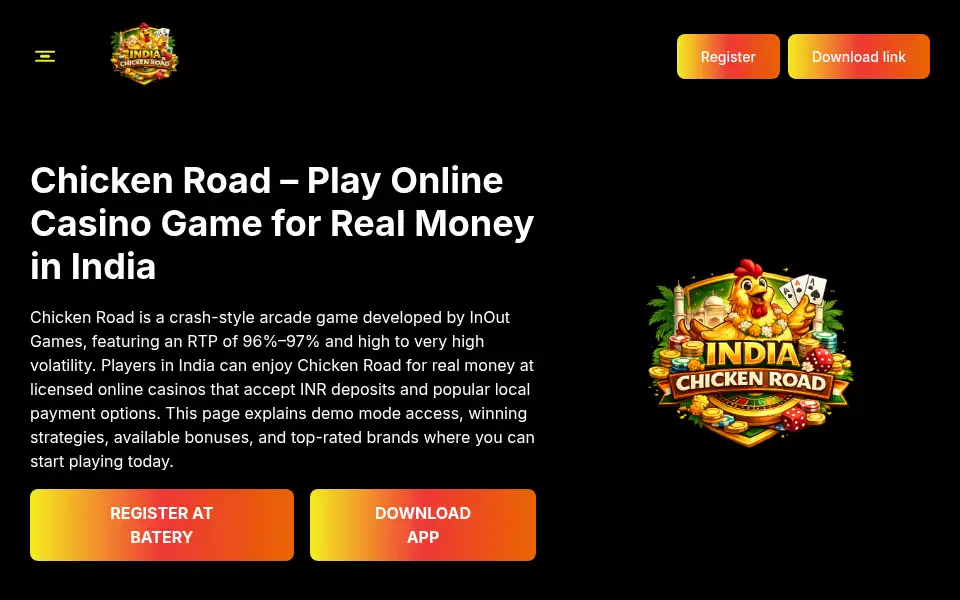 Screenshot of indiachickenroad.com