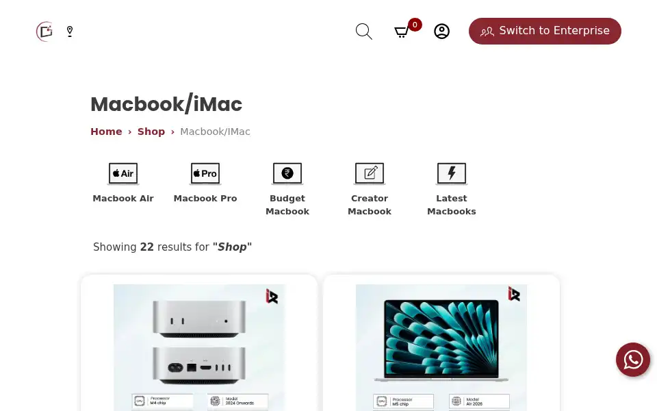 Screenshot of indiarentalz.com