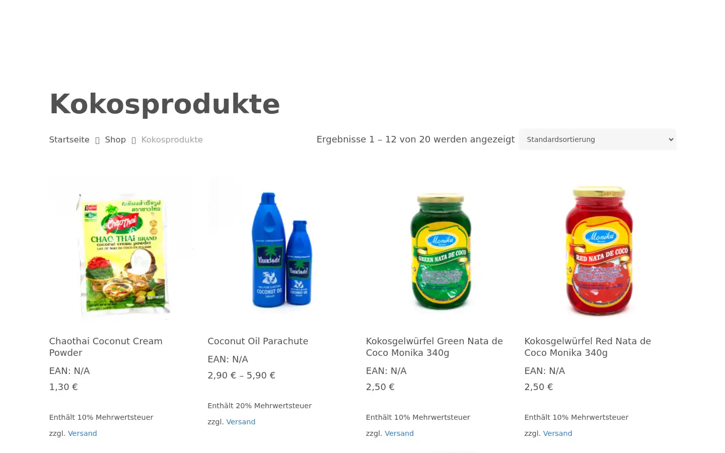 Screenshot of indiensupermarkt.com
