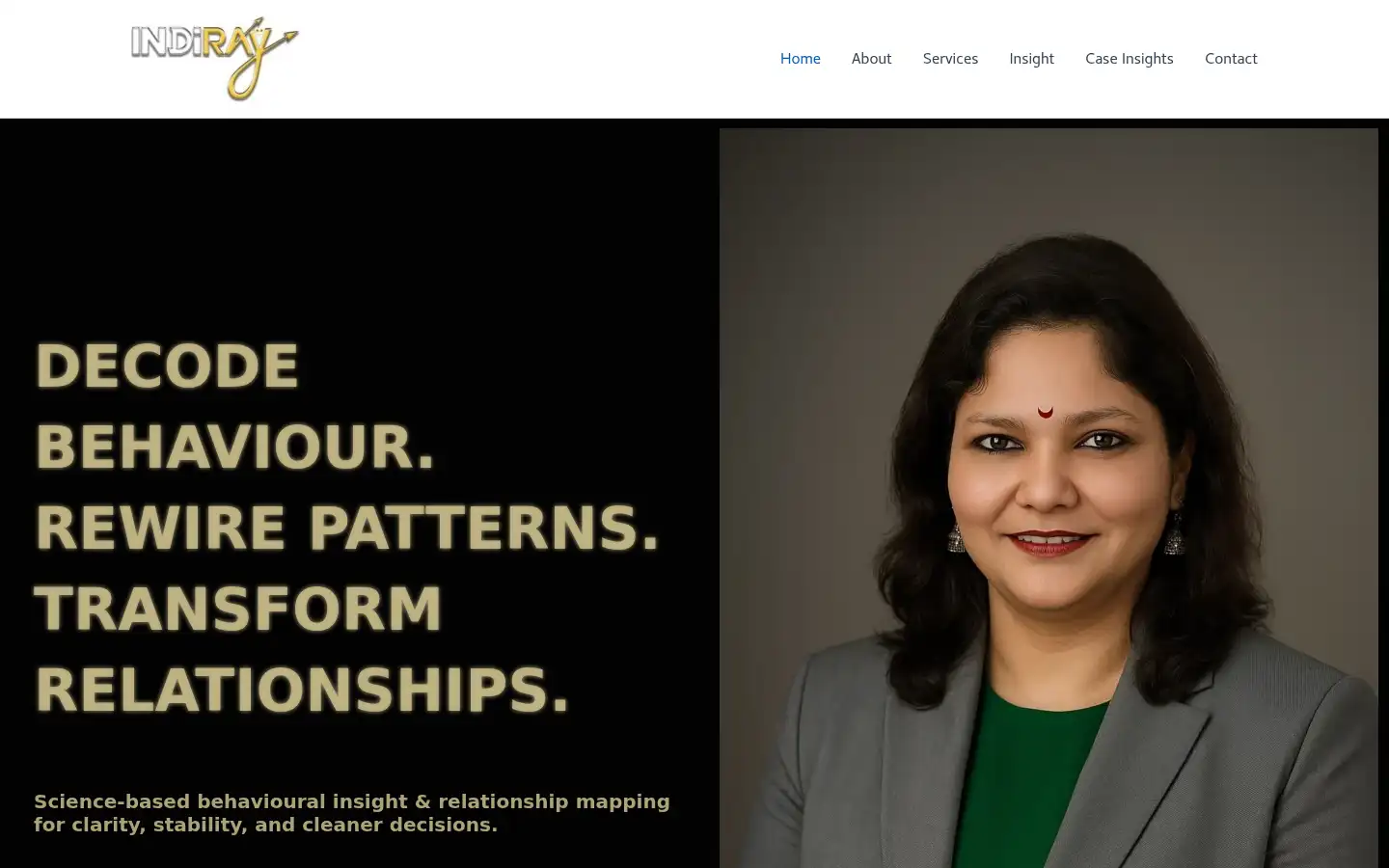 Screenshot of indiray.com