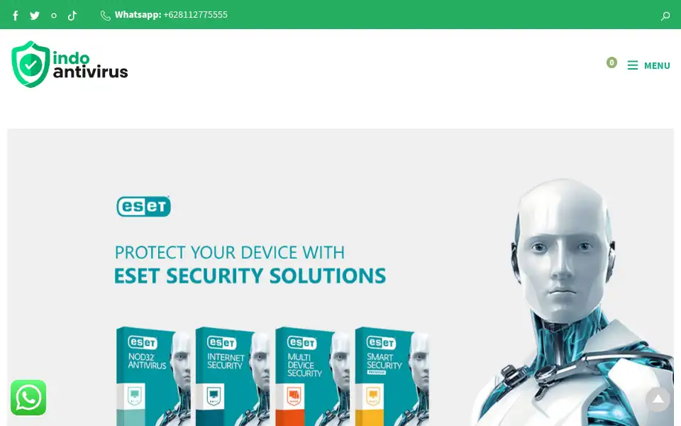 Screenshot of indoantivirus.com