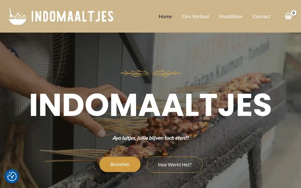 Screenshot of indomaaltjes.nl