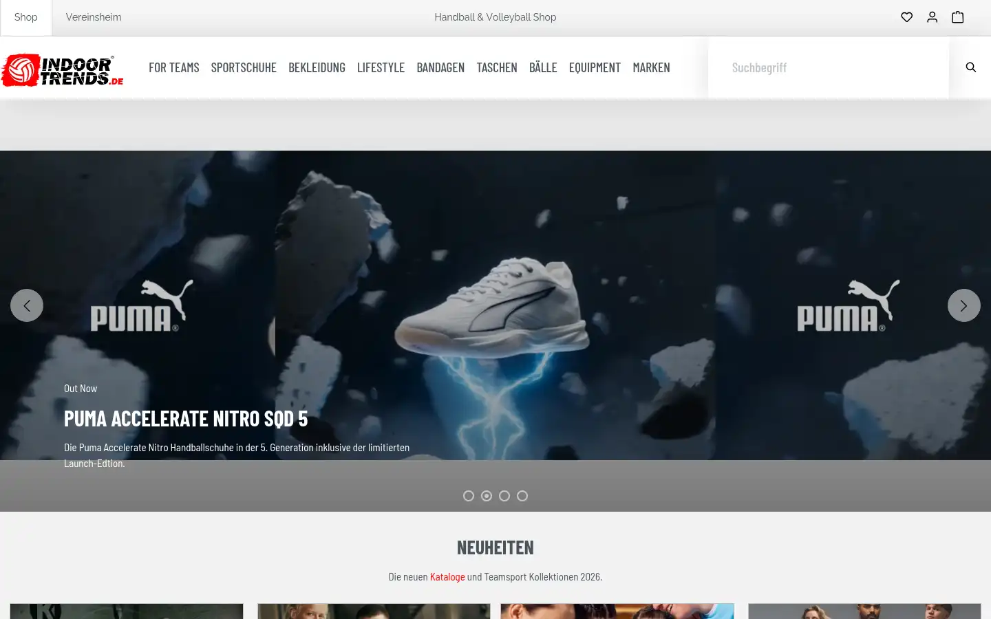 Screenshot of indoortrends.de