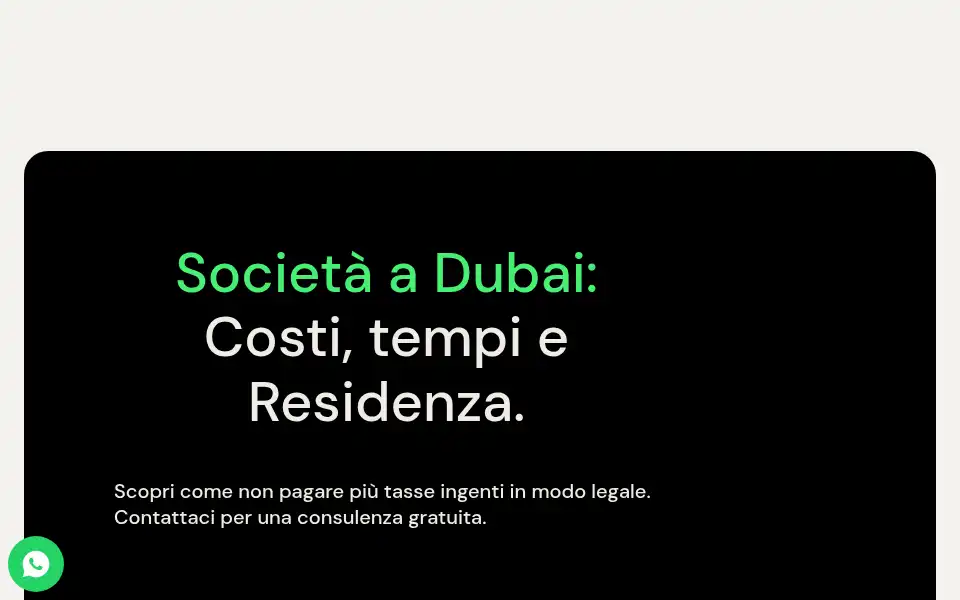 Screenshot of indubai.it