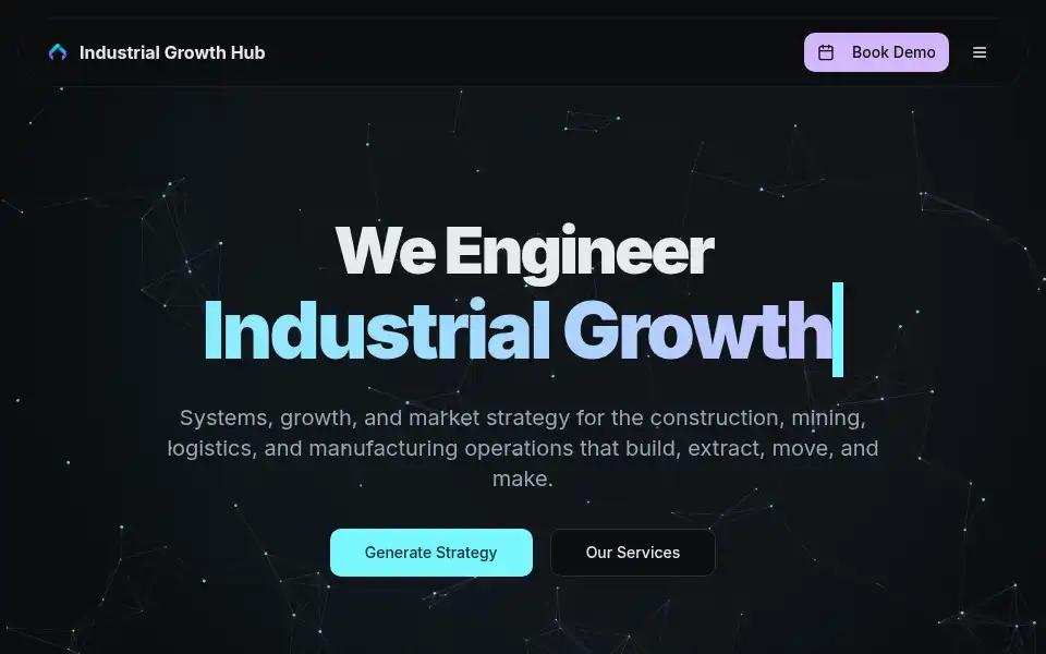 Screenshot of industrialgrowthhub.com