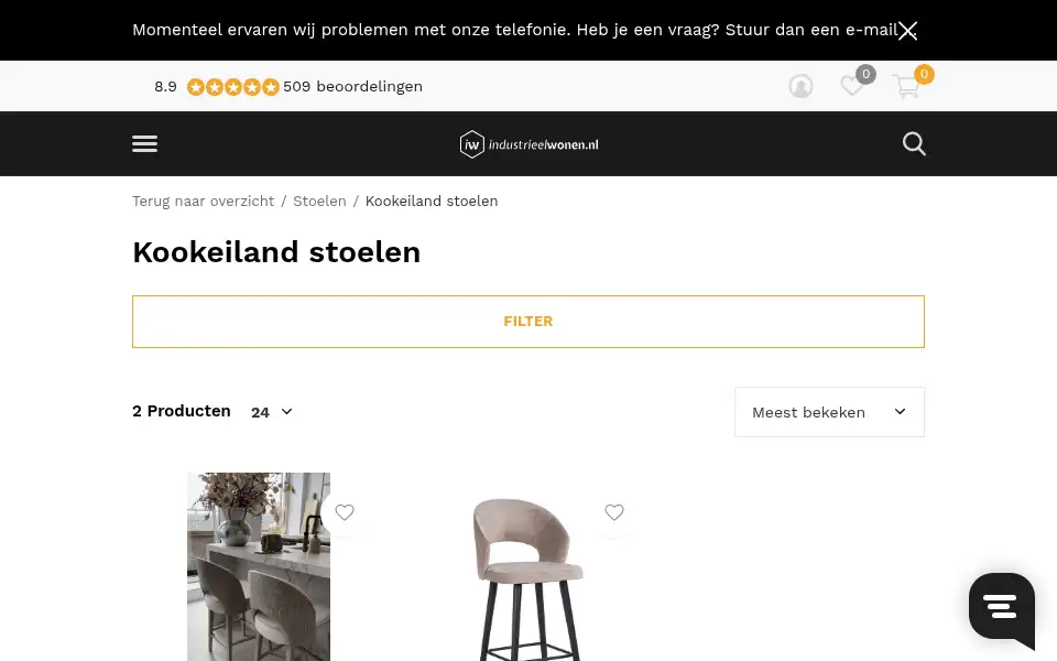 Screenshot of industrieelwonen.nl