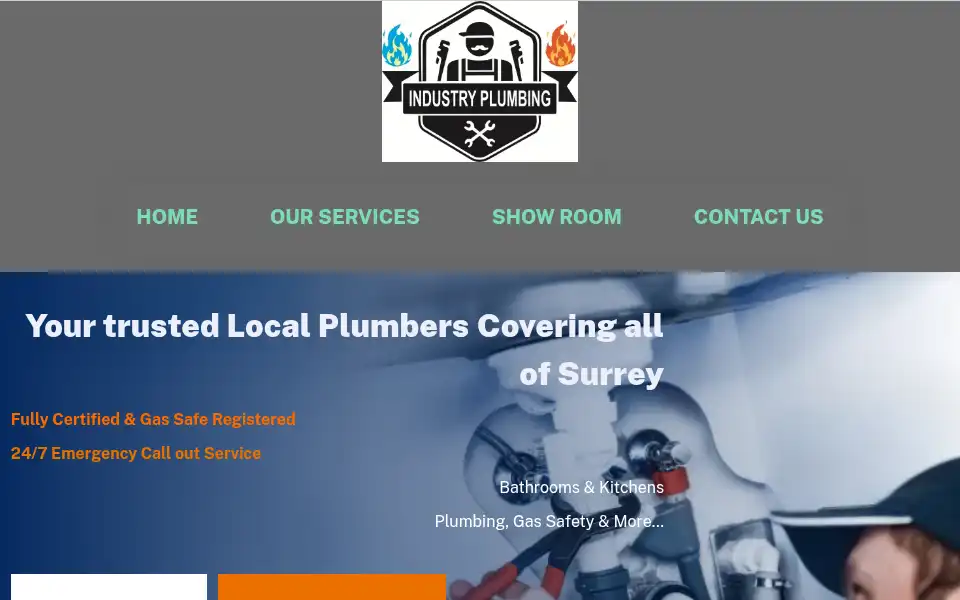 Screenshot of industry-plumbing.com