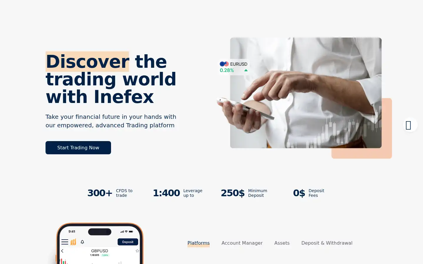 Screenshot of inefex.com