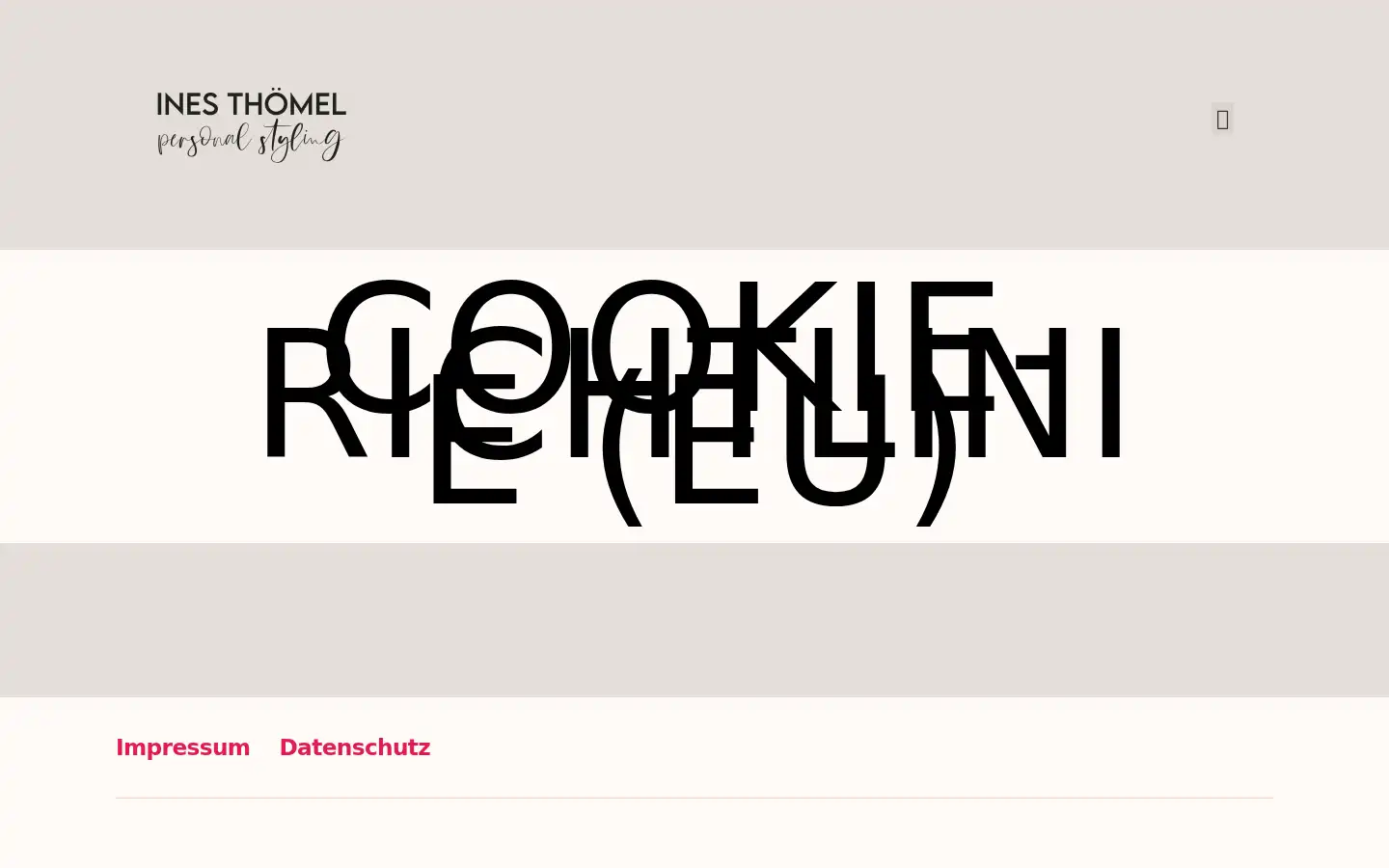 Screenshot of inesthoemel.de