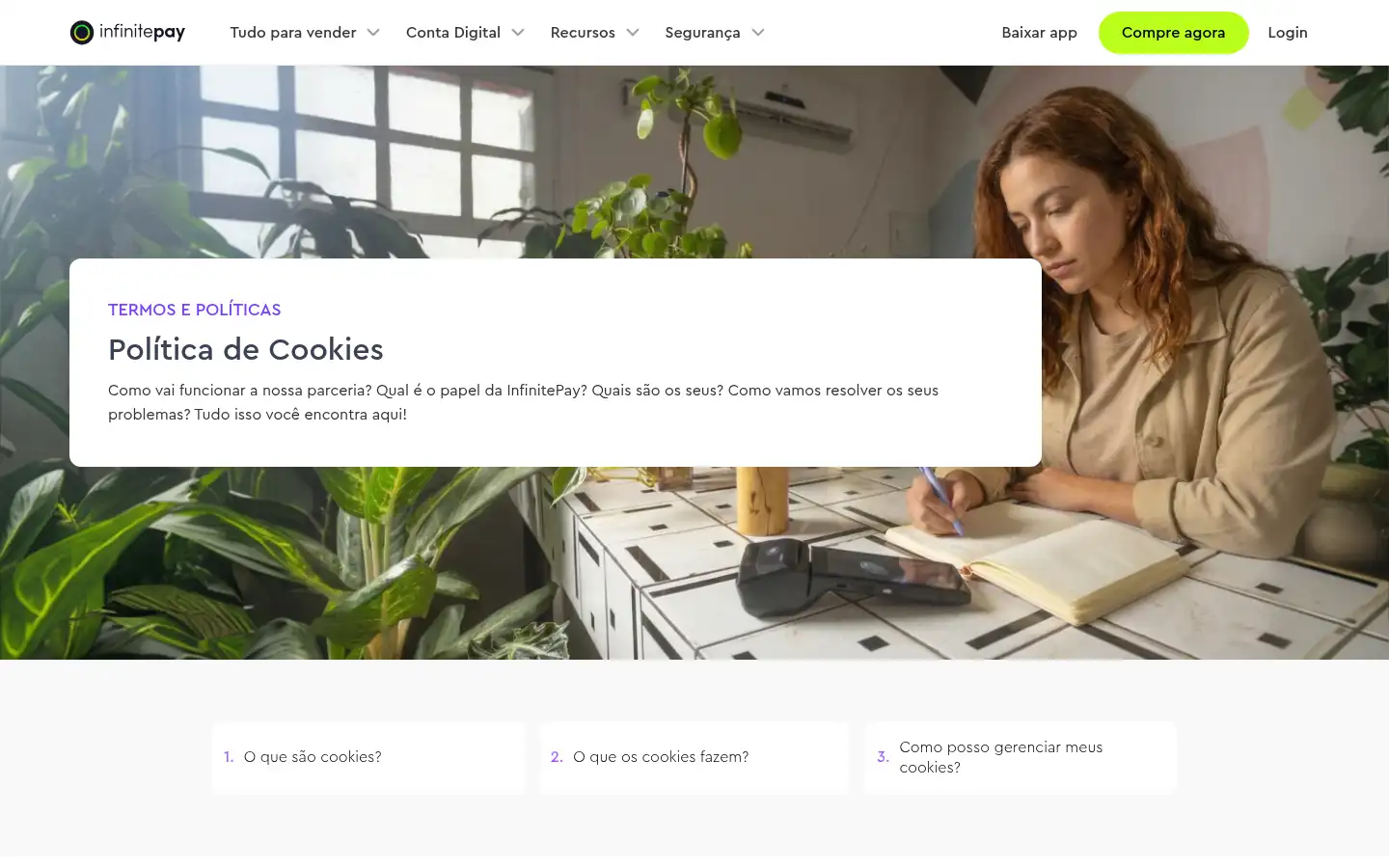 Screenshot of infinitepay.io