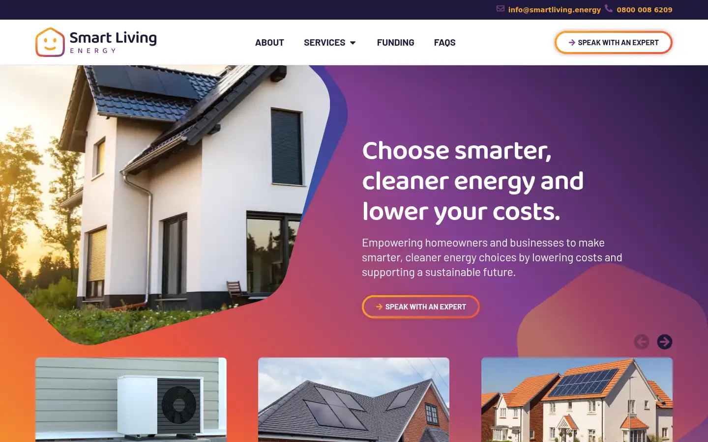 Screenshot of infiniterenewables.uk