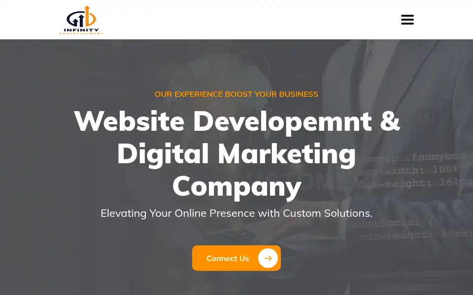 Screenshot of infinityadvertisement.com