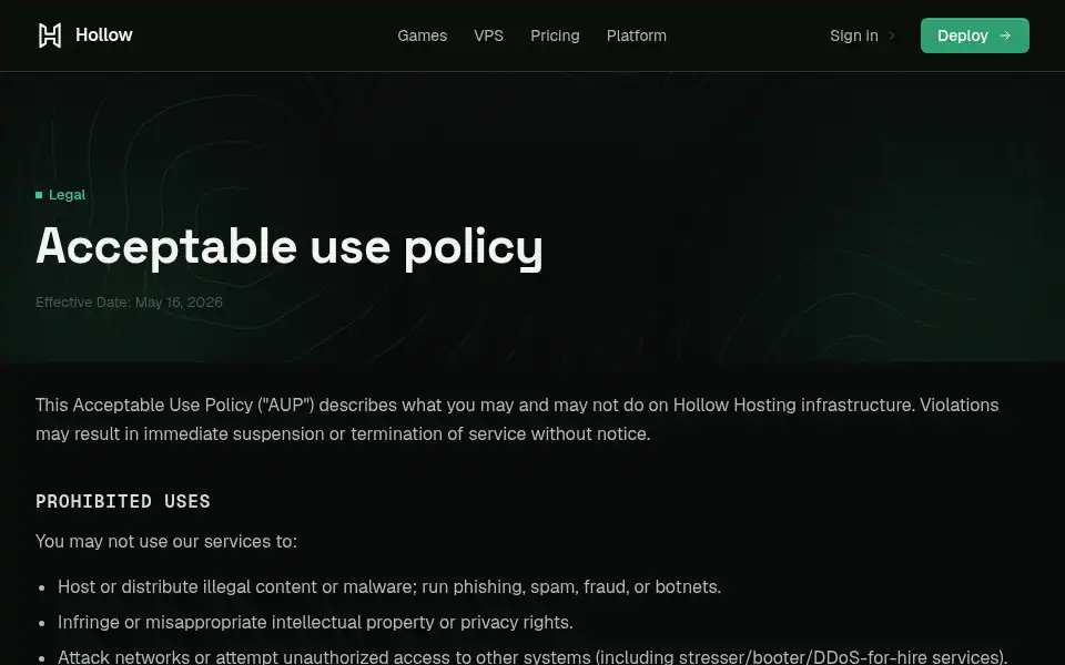 Screenshot of inflamed.host