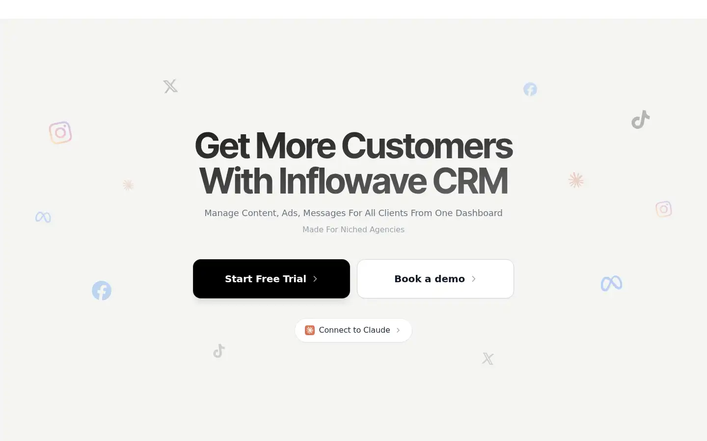 Screenshot of inflowave.io