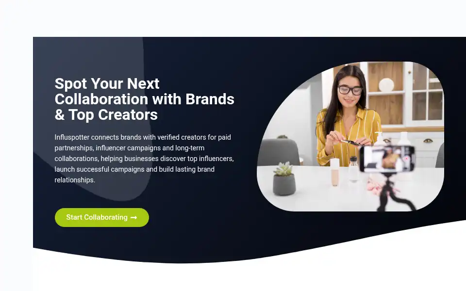 Screenshot of influspotter.com