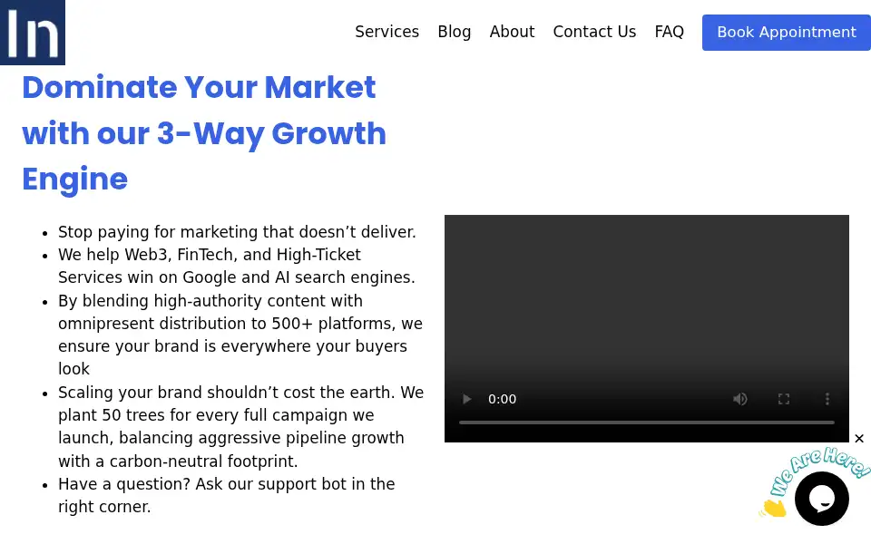 Screenshot of influxjuice.com