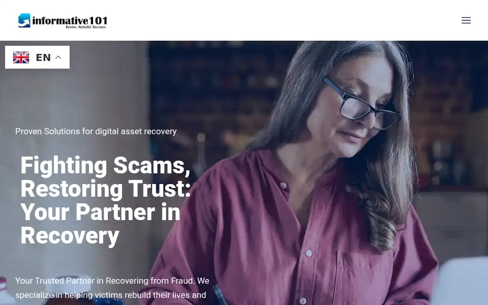 Screenshot of informative101.com